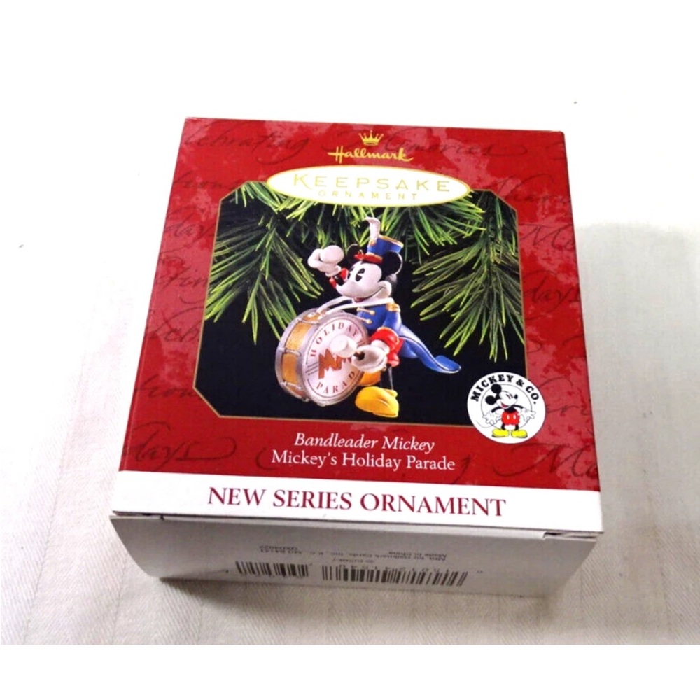 NWT - Hallmark Keepsake Ornament -1997 Bandleader Mickey, Disney 1st in Series